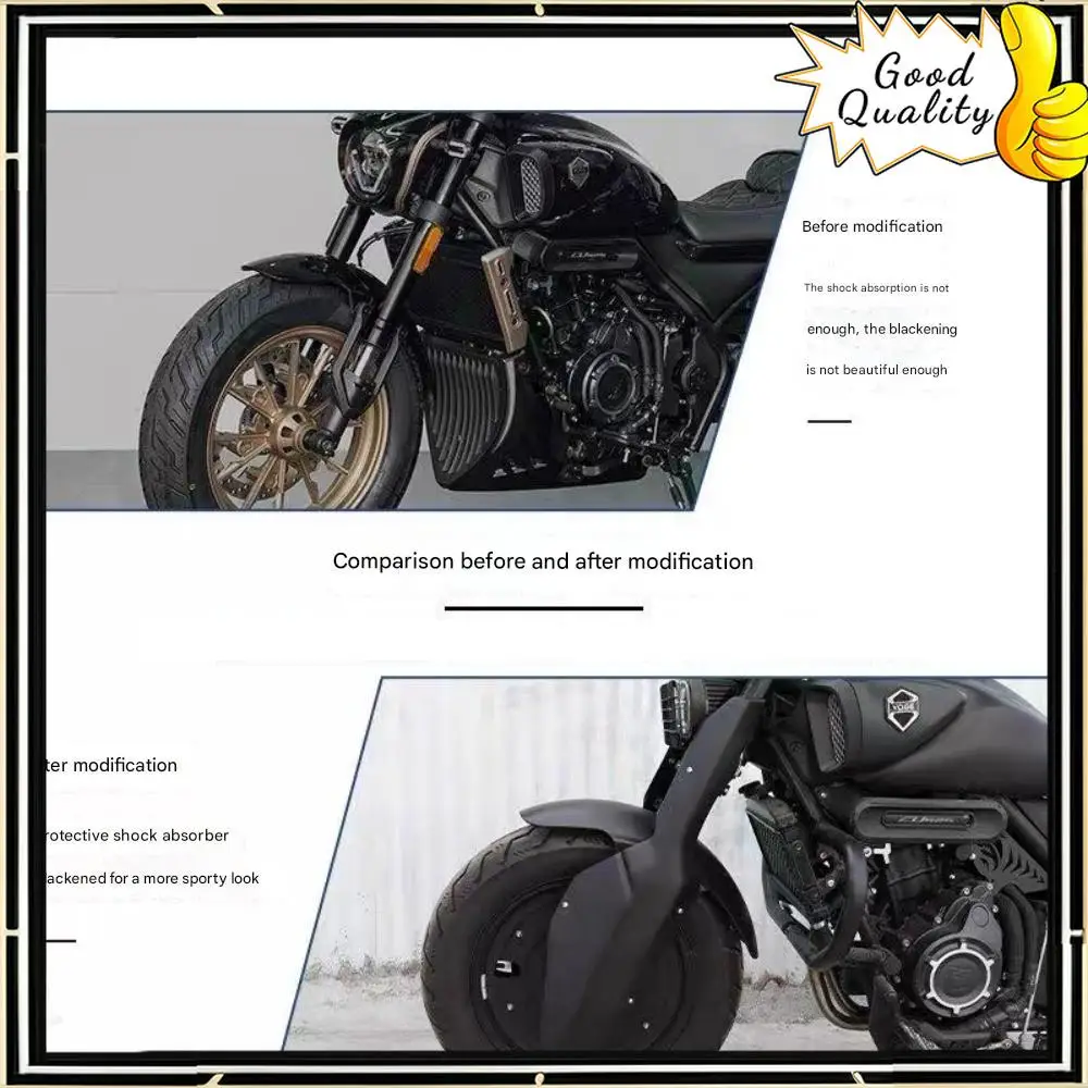 

For VOGE CU525 modified shock absorber cover shock absorber decorative cover shield black warrior CU525 modified accessories