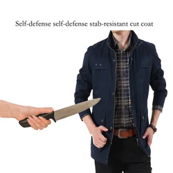 Military Self Defense Anti-cutting Jacket Slim Covert Stab Fbi Swat Policial Safety Tactical Gear Defensa Personal Clothing3colr