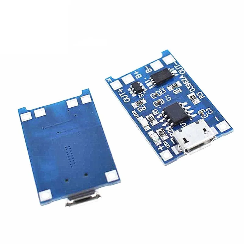 Mini Micro Type-c USB 5V 1A 18650 TP4056 Lithium Battery Charger Module Charging Board With Protection Dual Functions 1A Li-ion