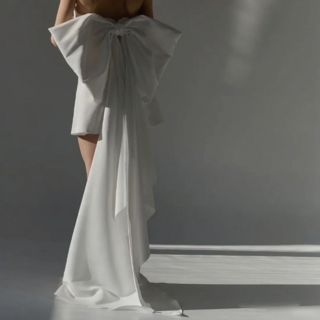 Hoge kwaliteit jersey strik rechte strapless korte jurken homecoming klassieke prachtige verjaardagsfeestje prom jassen op maat