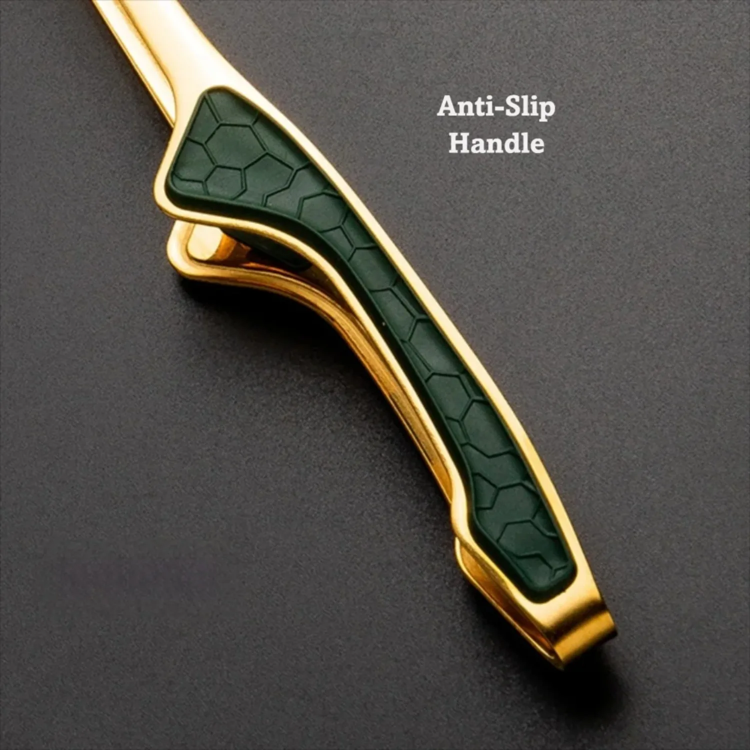 Non-Stick Stainless Steel Barbecue Tongs Anti-scald Anti-slip Steak Tongs Non-Slip Grip Kitchen Tongs for Cooking image 4