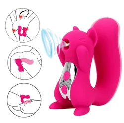 Squirrel Multifunction Clit Sucker Stimulation  Sex Toys Sucking Breast Pussy  Nipple for Women Vibrator Couple Teasing Fun