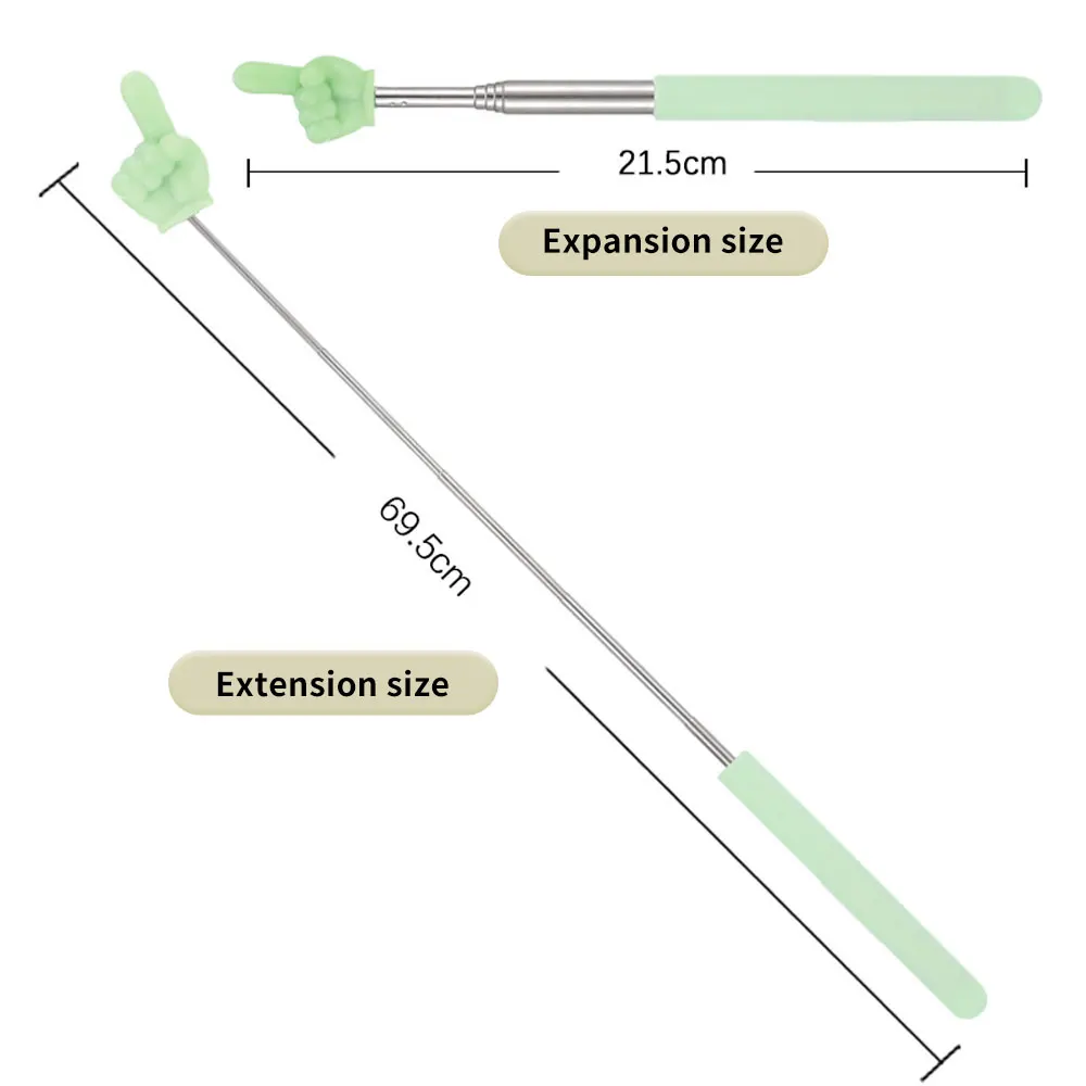 Children Finger Reading Stick Telescopic Teacher Pointer Extendable Pointing
