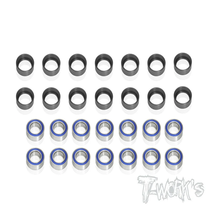 Original T works BBLS-RGT8 Light Weight Bearing Kit ( For HB Racing RGT8 ) With 8 x 14mm Bearing 14pcs. Rc part