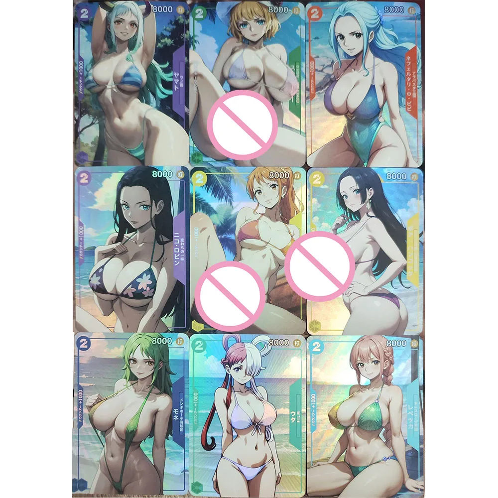 Anime Goddess Story DIY ACG Boy Games Toys Collectible Cards Birthday Gifts Board Game One Piece Cynthia Pokemon Nami Miku