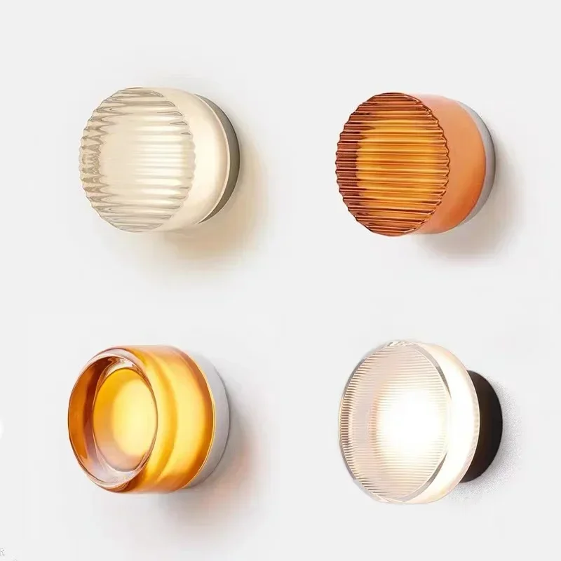 

LED Nordic Luxury Wall Light Sconce Round Wall Lamp Living Room Aisel Corridor Bedroom Bathroom Home Decoration Indoor Lighting