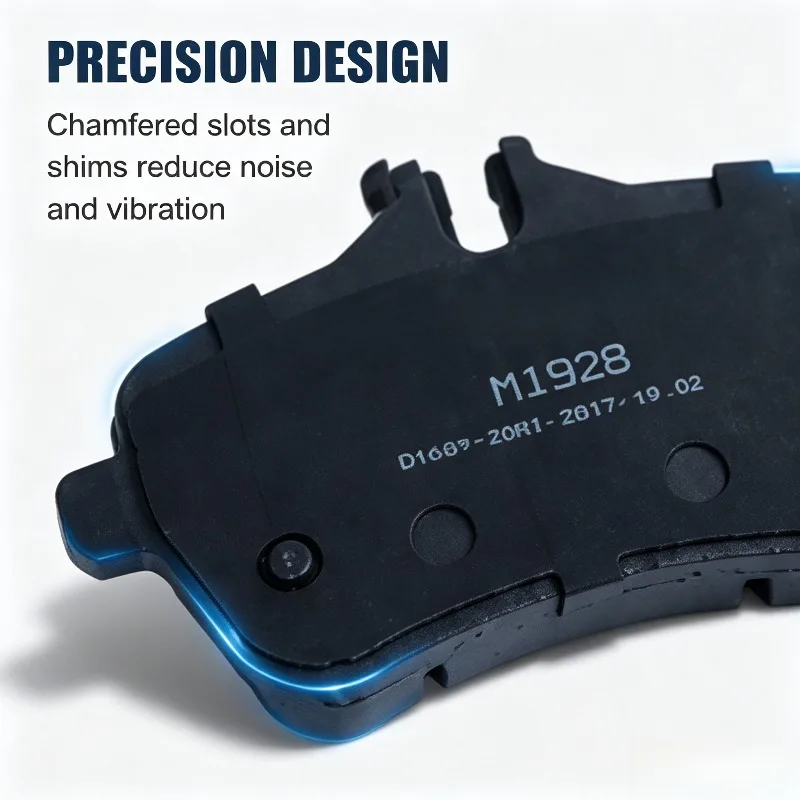 Fits Mercedes-Benz S300, S400, S450, S500, S560, S450L/W222 (2017 model year) – Brabus 40L Ceramic Rear Brake Pads D1689