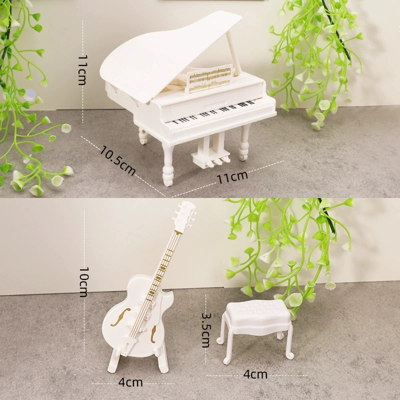 1:12 Миниатюрная мебель для кукольного домика Grand Piano & Cello, Реалистичная модель музыкального инструмента для коллекционеров, дисплей ручной работы A