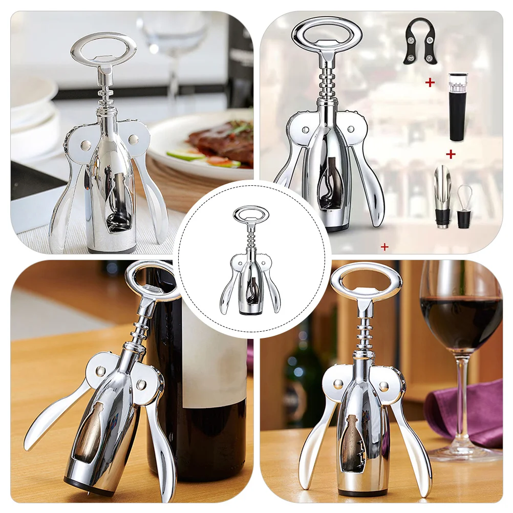 

Открывалка для вина Штопоры из нержавеющей стали Качественные материалы Отличный инструмент Вечерние Финики День рождения Праздничные мероприятия