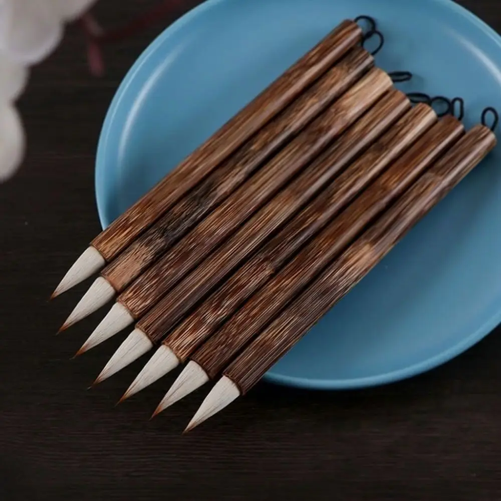 Mixed Hair Chinese Calligraphy Brush Short Peak Versatile Writing Brush Fine Point Art Paint Brush Calligraphy Supplies