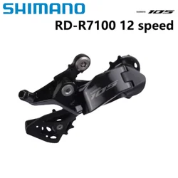 Shimano 105 RD R7100 Rear Derailleur 12Speed Mechanical Shadow RD For Road Bicycle Riding Black