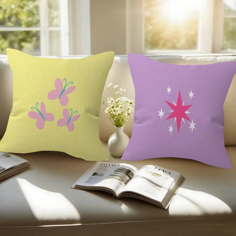 1Pc Personalized Cute Cartoon Pattern Throw Pillow, Double-Sided Printing Design, Soft Plush Cushion with Insert, Perfect Gift