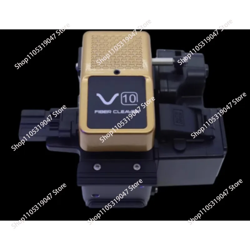 Original V10 Fully Automatic Fiber Optic Cleaver One-step FTTH Cutting Knife Press Fiber Cleaver V10 with Fiber Scrap Collector
