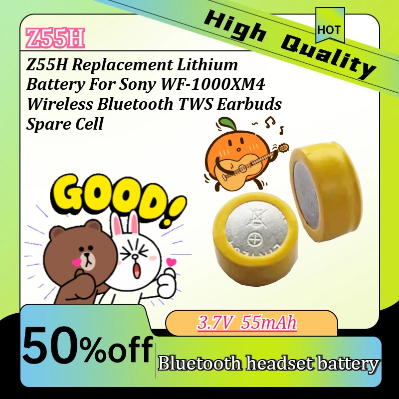 

Z55H Replacement Lithium Battery For Sony WF-1000XM4 Wireless Bluetooth TWS Earbuds Spare Cell