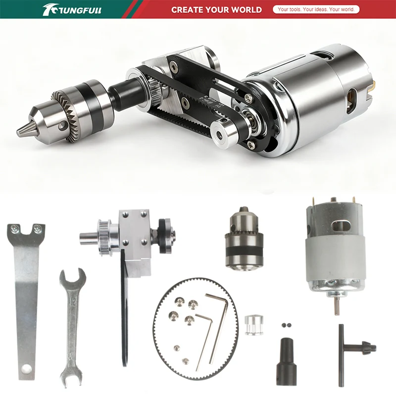 DIY Mini Table Saw Spindle Bearing Seat Woodworking Cutting Spindle Assembly Ball Bearing Motor Precision CNC Engraving Tool