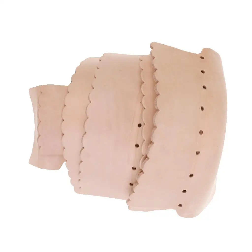 Billiards Table Pocket Leather Parts Set Durable 6 Pieces Molded Accessory for Pool Snooker Corners