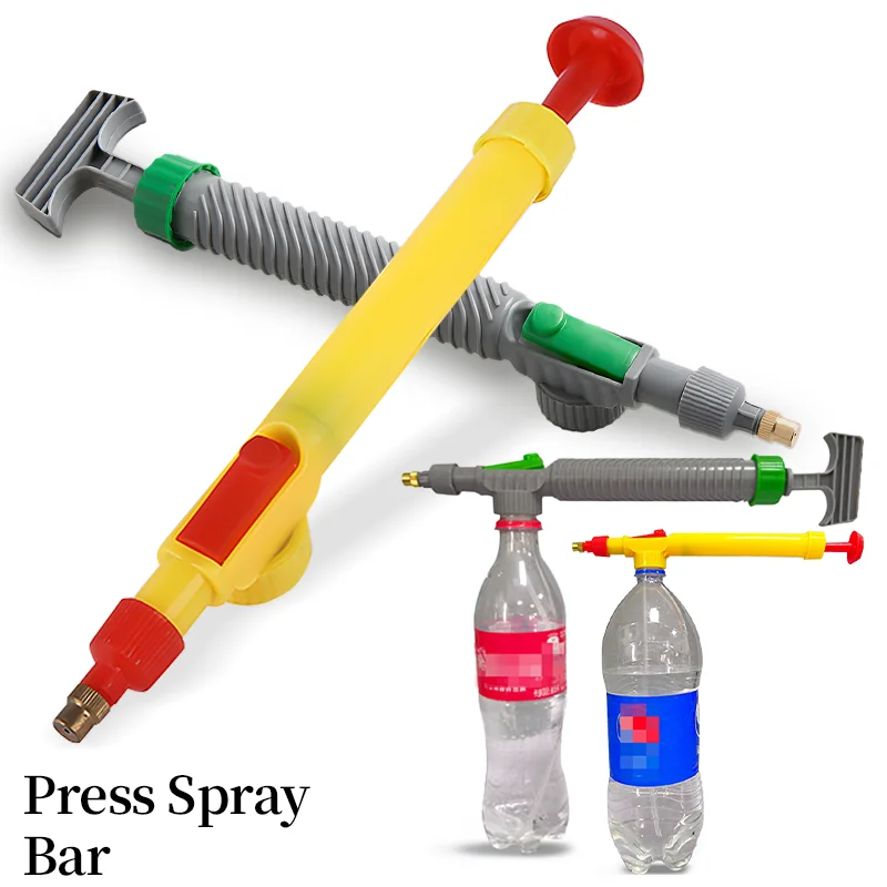 1-5PCS Manual High Pressure Air Pump Sprayer Adjustable Drink Bottle Sprayer Head Nozzle Garden Watering Tools Sprayer Tools