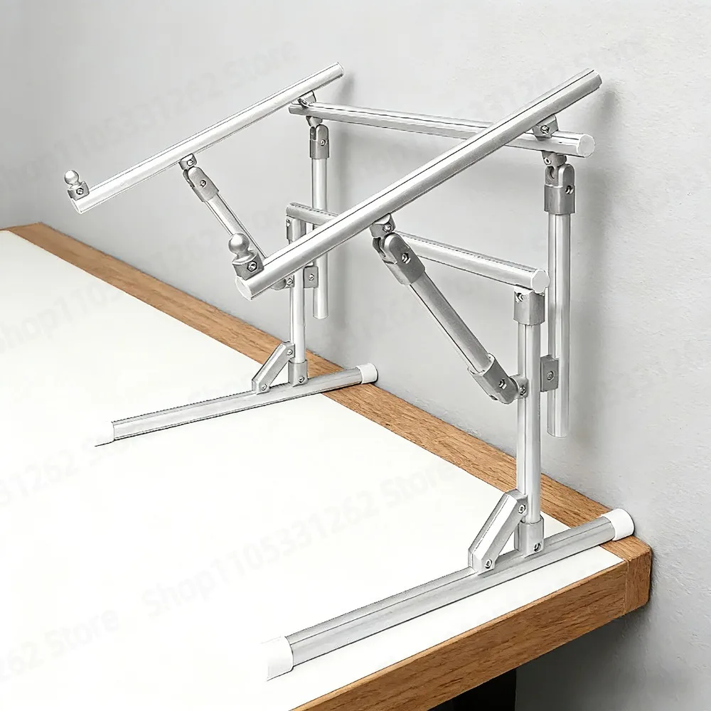 Adjustable Cross Stitch Table Stand Aluminum Alloy Desktop Embroidery Hoop Holder Clamp for Sewing Needlework Crafts