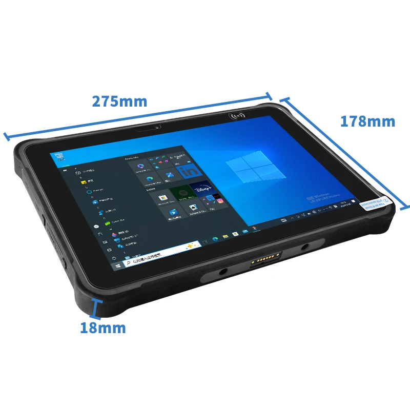 

Rugged Tablet 10.1 Inch H1920 V1200 450 Nits RAM 4GB ROM 64GB Support Hot Swap Battery ,WiFi Version With NFC/USB/GPS/BT/RJ45