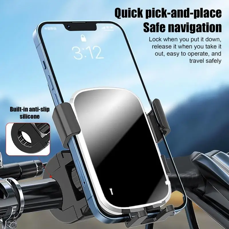 Bike Phone Mount Electric Vehicle Smart Phone Cellphone Holder Multifunctional Rotatable 360 Degrees Car Mount Holder Bicycle