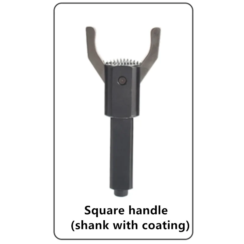 CNC lathe Material Puller Extractor 16/20/25 Automatic Feeder Clamper Quadrilateral Handle Alloy Inlay