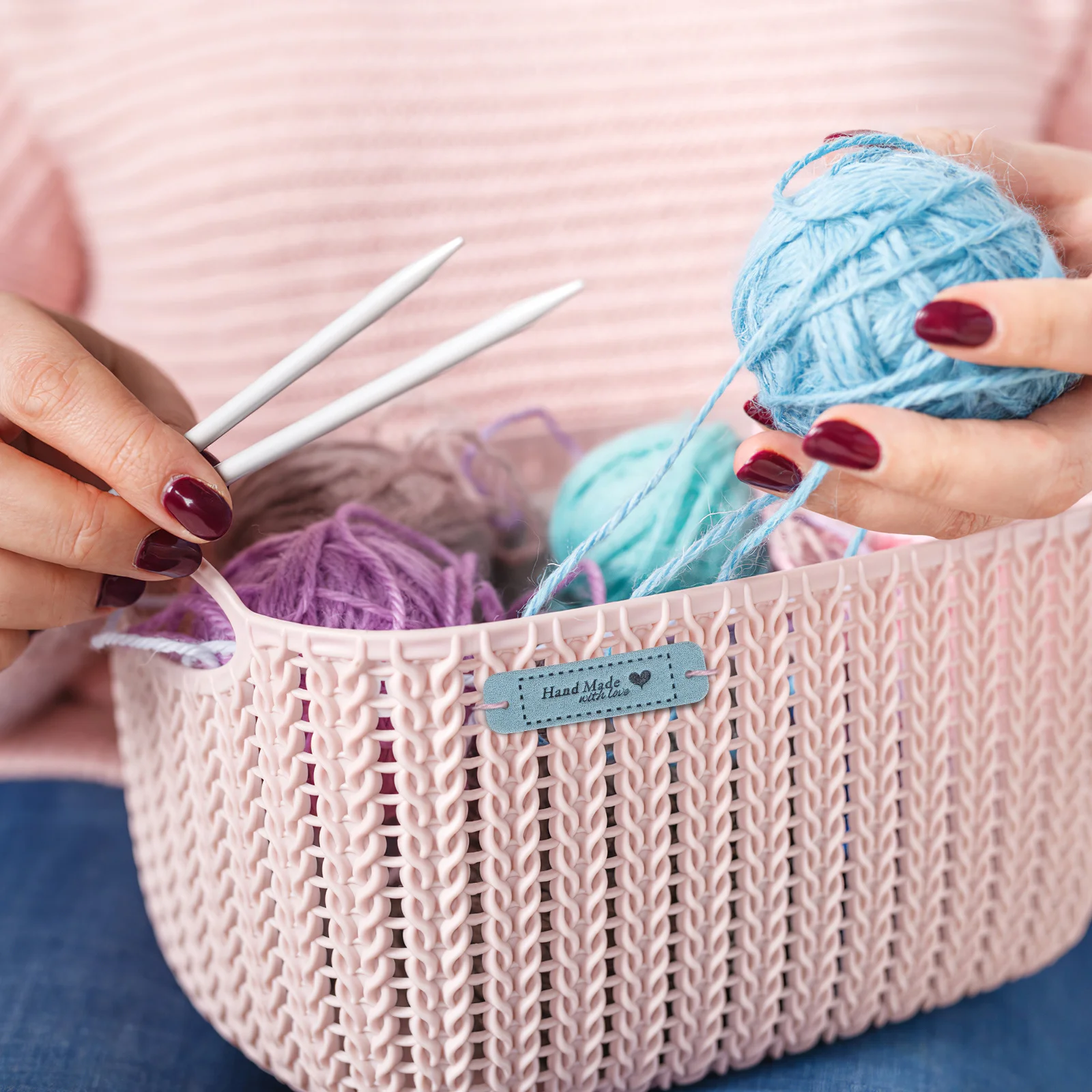 ป้าย 60 ชิ้น ลายนูนรูปหัวใจ ตัวอักษรหลากสี สำหรับเสื้อผ้า กระเป๋า หมวก งานฝีมือ DIY ตกแต่งงานเย็บปักถักร้อย