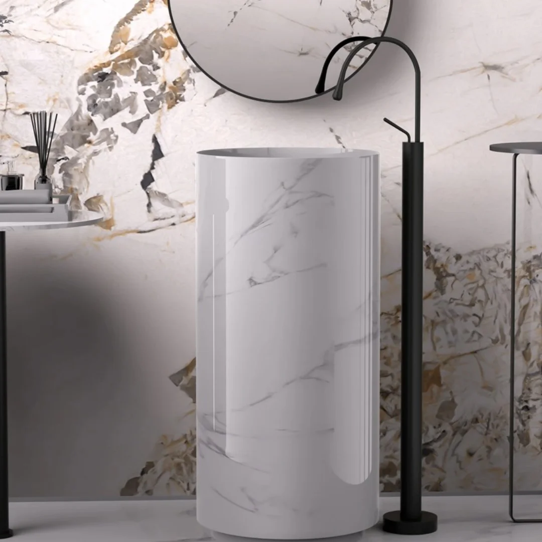 الطابق الدائمة الأبيض الحمام صنبور الأسود بالوعة صنبور طويل القامة حوض صنبور نحى الذهب حمام صنبور الباردة والساخنة الذهب صنبور المياه