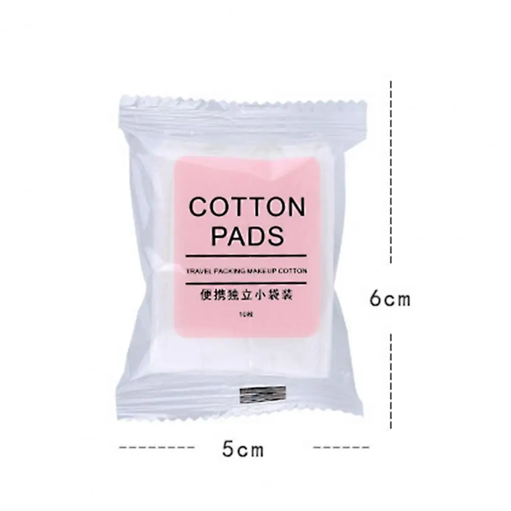 10Pcs Makeup Remover Pad Cotton Soft for Home Makeup Remover High Water Absorption Pad Round Cosmetic Disposal Pads for Home