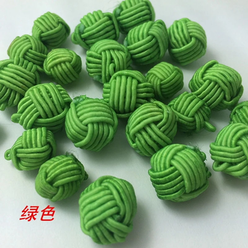 10pcs DIY Braided Button Handmade Cheongsam Tang Suit Dress Buttons Ball Cuff Links for Men Gift