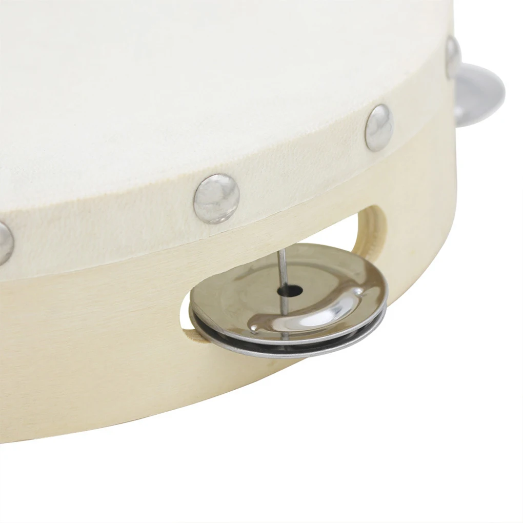 8 بوصة الدف طبلة ذات يد ألعاب الموسيقى قرع صف واحد جرس الرقص KTV الترفيه لمدرسة رياض الأطفال #4