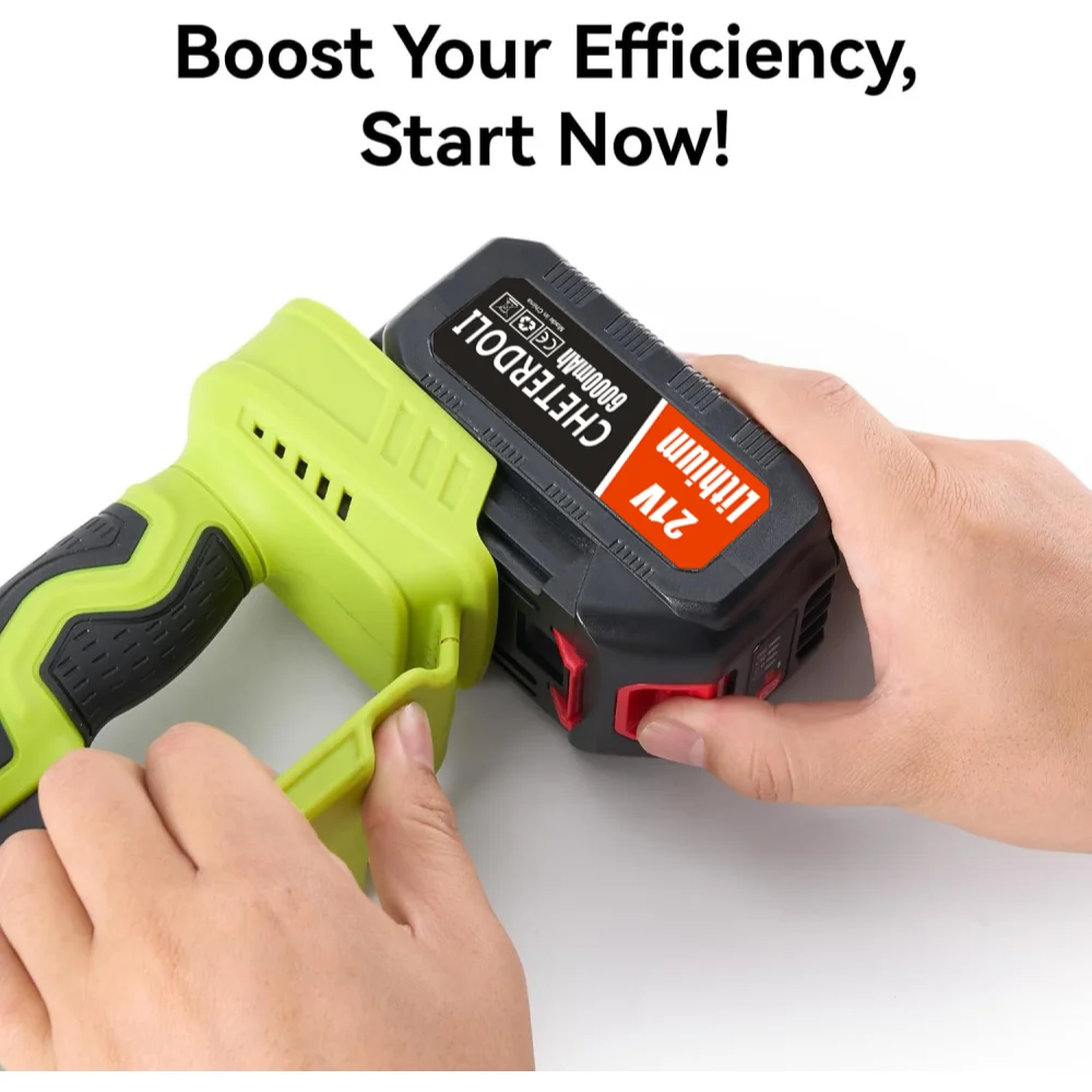 

6.0Ah Replacement Lithium Battery 21V for Makita Battery Power Tools, Impact Wrench, Pruning Shears, Leaf Blower, etc