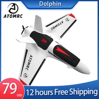 ATOMRC Fixed Wing Dolphin 845mm Wingspan FPV goggles Aircraft Model KIT/PNP Version Outdoor Flysky Fly Wing for RC plane drone