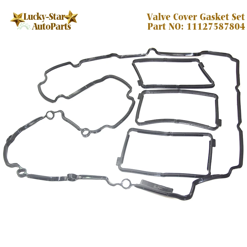 High Quality Valve Cover Gasket Set for BMW N55 6 Cylinder Engine Fit 1/3/5/7 Series 11127587804 11 12 7 587 804