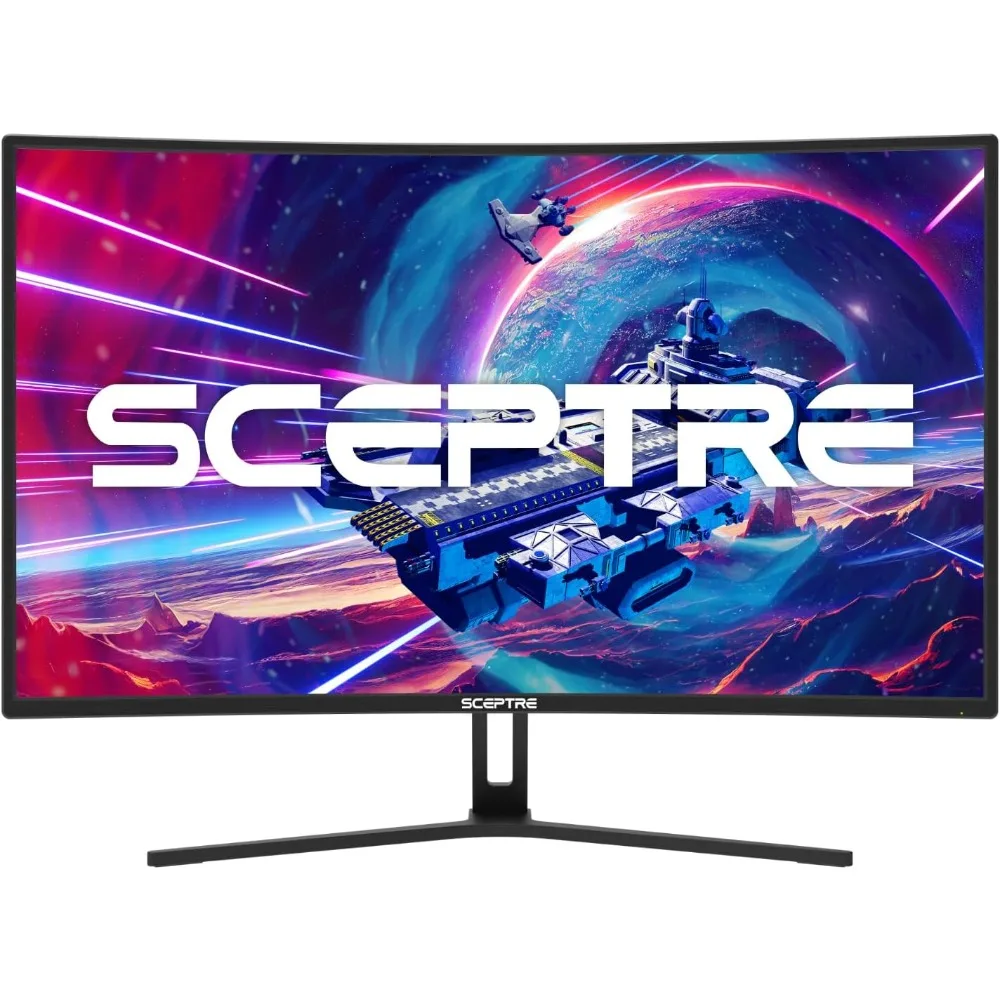 จอมอนิเตอร์สำหรับเล่นเกมแบบโค้ง32นิ้วโอเวอร์ไดรฟ์ได้ถึง240Hz DisplayPort 165Hz 144Hz HDMI AMD FreeSync Built-in ลำโพง