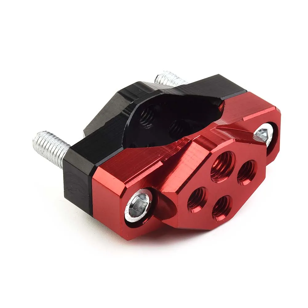 Accessories Bracket Holder Mount Bracket Fork Clamp 32mm Motorcycle Red Aluminum Alloy Durable Handlebar Holder