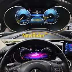 AUTO SCREEN LCD Car Digital Cluster Instrument For Benz GLC/C Class W205 GLC X205 W204 W212 W176 2011-2018 Speedmeter Dashboard