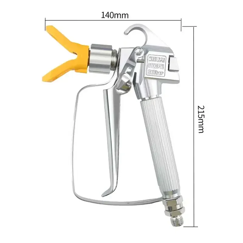 Vepart 517 Tip & Nozzle Guard Fit Most airless paint Sprayer 3600PSI High Pressure Airless Paint Spray Gun