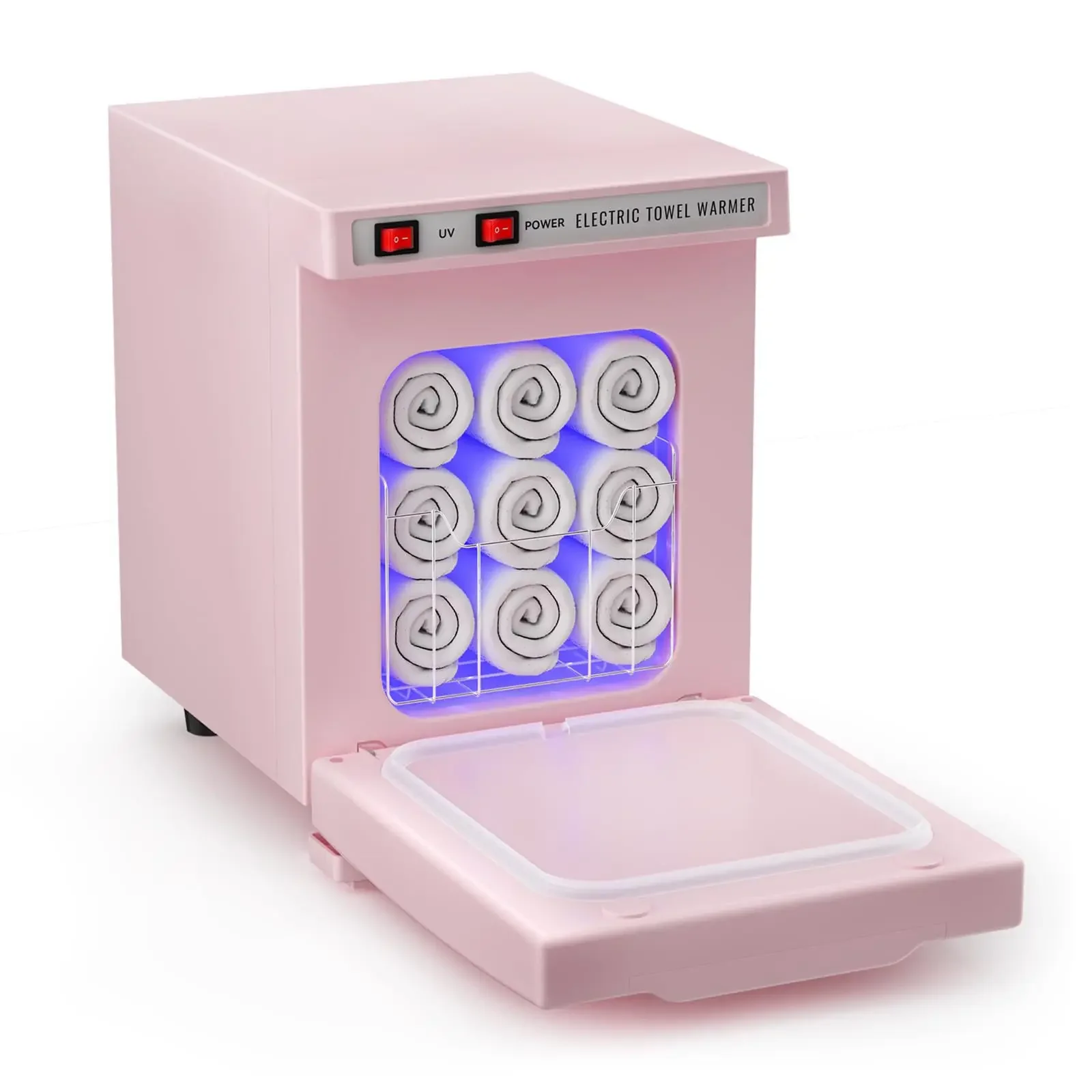 Portable Hair Beauty Salon Pink 5.5 L MINI Towel High Temperature Machine Heated Towel Cabinet Warmer For Facial Spa Hair