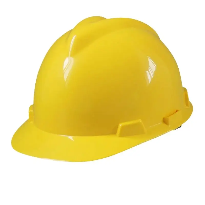 Safety Helmet Hard Hat Working Cap ABS Construction Site Head Protection Engineering Power Labor Yellow Color Protect Helmets