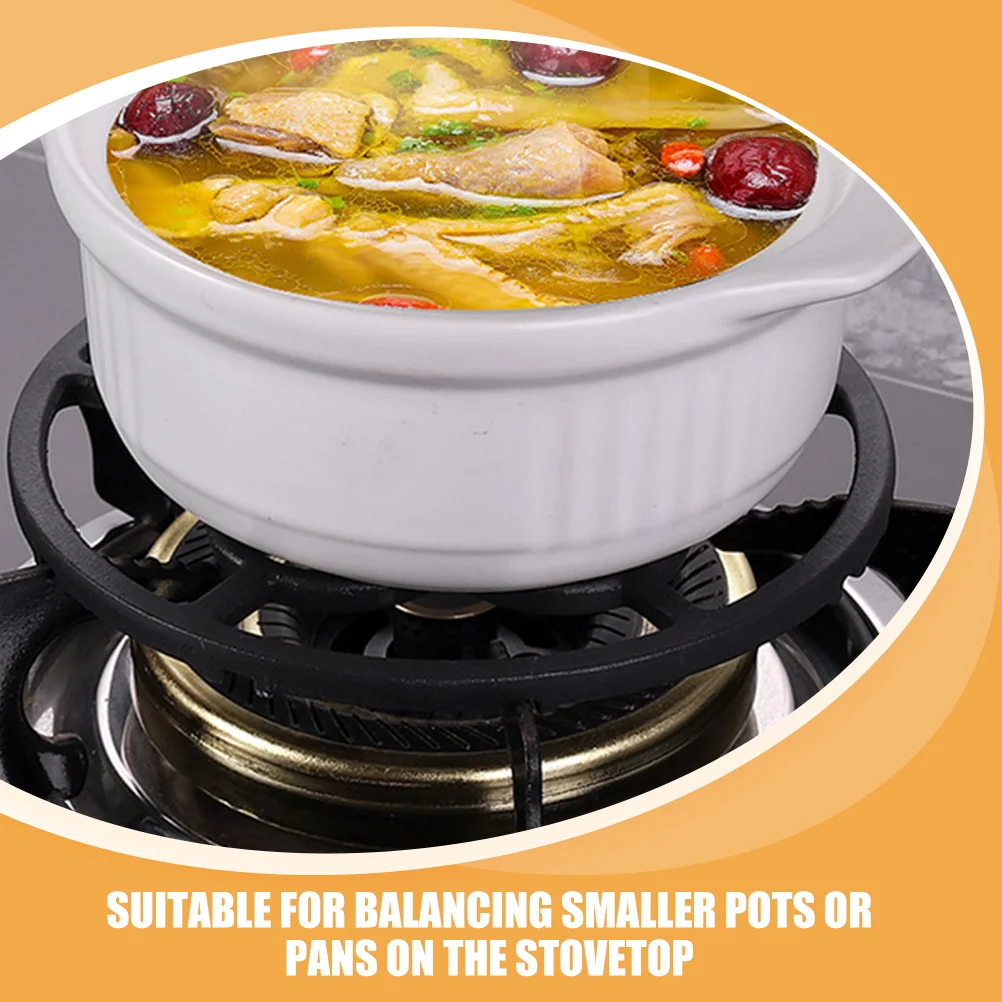 Gas Hob Wok Rack for Cooker Stove Pot Work on Casserole Ring Stand Electric Support Rings Burner Iron Non Slip Holder