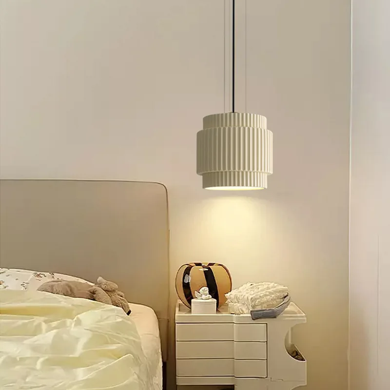 Nordic Cream Style Pendant Light Modern Minimalist Bedroom Hallway Light Dressing Room Balcony Foyer Hallway Light