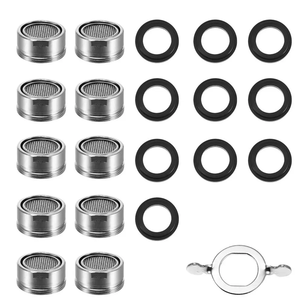 1 Set Faucet Aerator Sink Replacement Gasket Wrench Mini Threads Adapter No.2