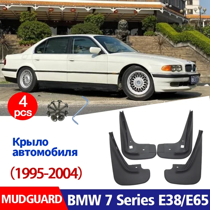 

1995-2004 FOR BMW 7 Series L7 E38 E65 Mudguard Fender Mud Flaps Guards Splash Mudflaps Car Accessories Front Rear 4pcs