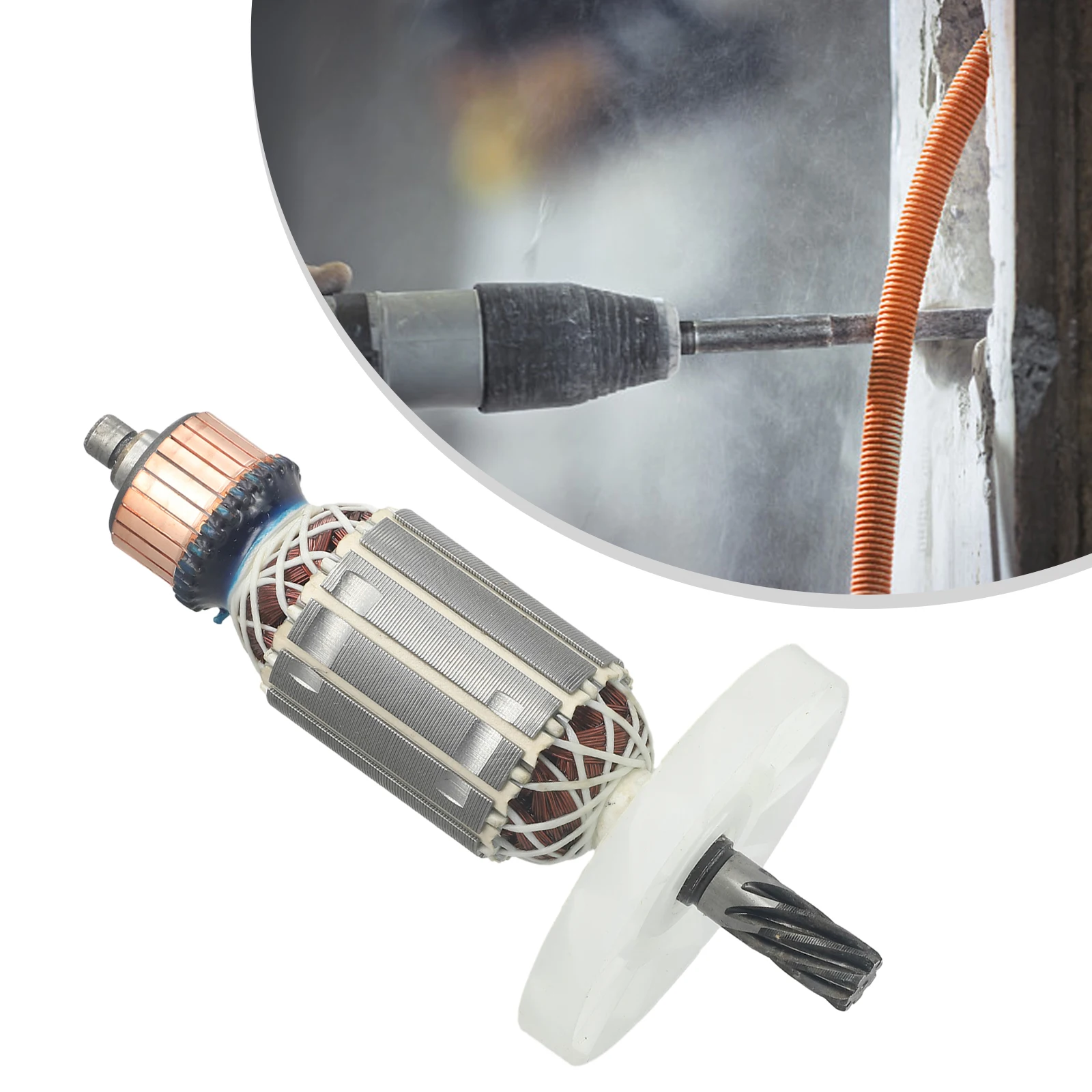 Replacement Armature Rotor Teeth Teeth Not Original Electric Rotary Hammer HM Household Cleaning Tools Replacement