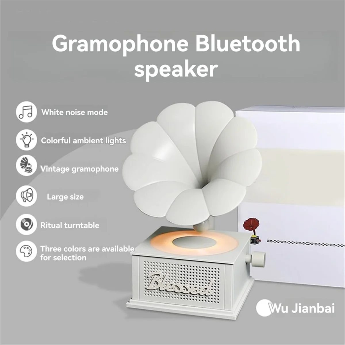 

AB53 Мини Ретро Bluetooth Динамик Портативная Беспроводная Мини Открытая Звуковая Система Радио Музыка MP3 Сабвуфер Белый