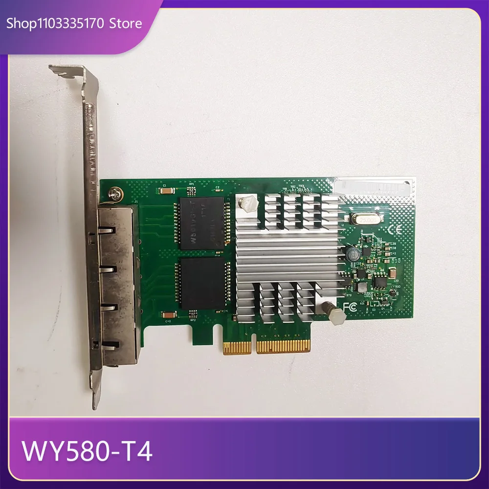 For Winyao WY580-T4 PCIe X4 Server Four-Port Gigabit Network Card