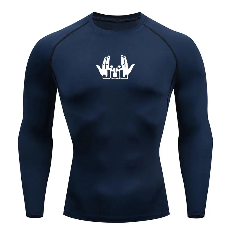 

Men's Tight T-Shirt Running Compression Compression T Shirt Gym Fitness Jogging Long Sleeve Male Casual Shirt Tops