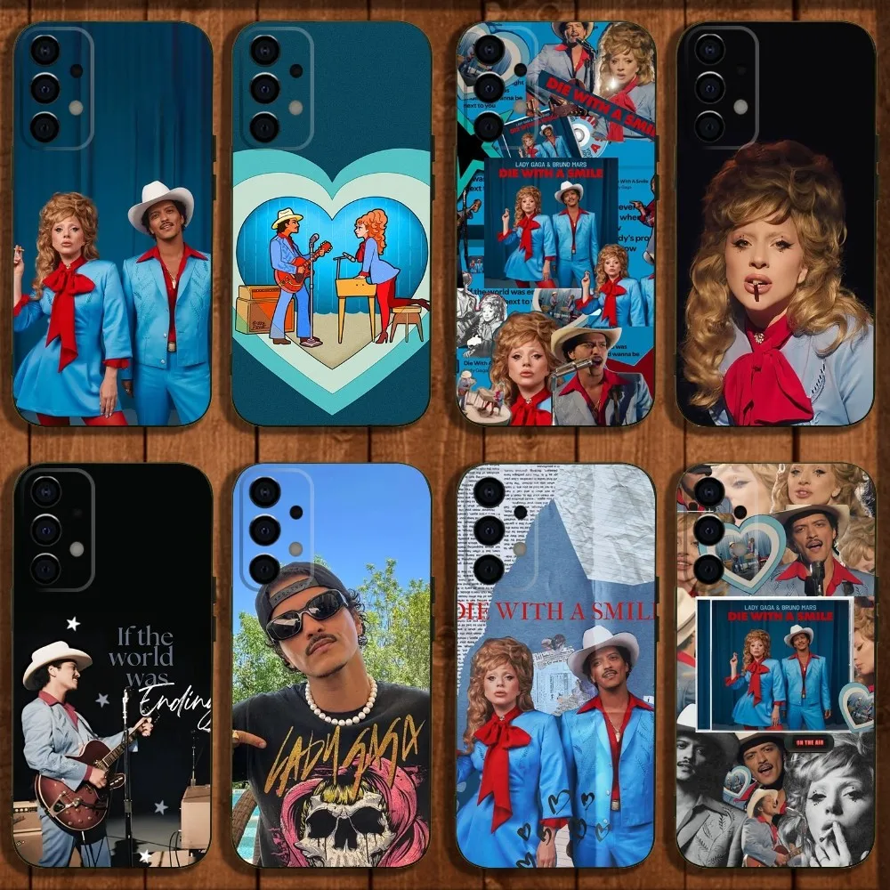 

Album Die With A Smile Phone Case For Samsung Galaxy A13,A21s,A22,A31,A32,A52,A53,A71,A80,A91 Soft Black Cover
