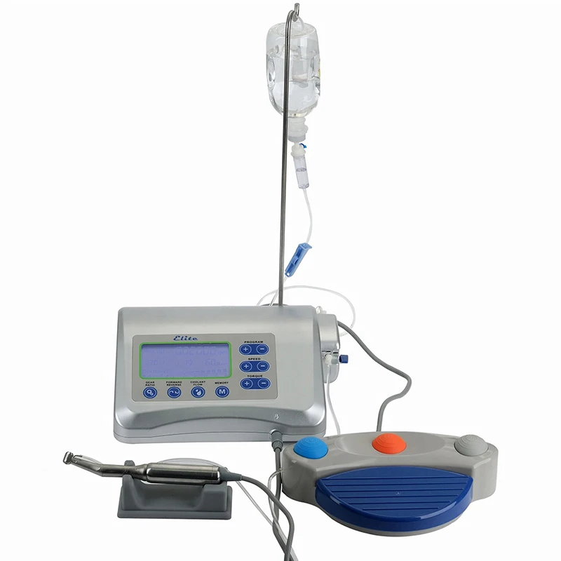 20:1 Surgical Dental Implant Machine System Brushless Drill Motor with Reduction Contra Angle Handpiece for Precision Dentistry