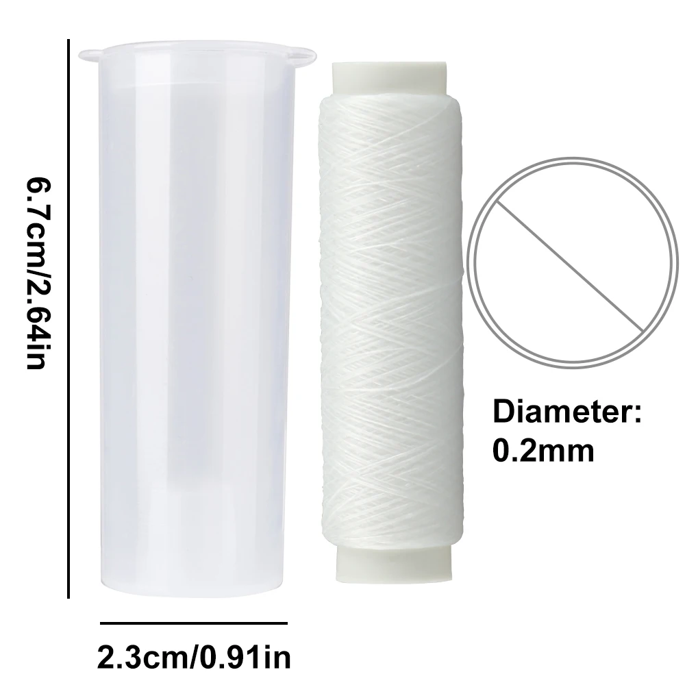 FTK 250m Invisible Fishing Bait Line Spool Sturdy Thread Sea Fishing Accessories Tackle for Fish Bait Soft Bait Firm Binding